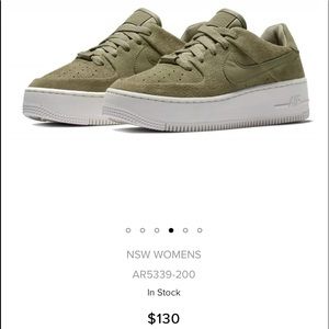 Nike Air Force 1 Sage Low platform women’s 9.5